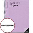 Quadern tríplex per a l'avaluació, planificació i tutoria. Enquadernat en esp...