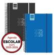 Agenda Espir amb tapa de polipropilè i espiral.
Paper 70 g Dia Pàgina i 80 g ...
