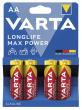 Piles LR6/AA<BR> VARTA Max Tech
