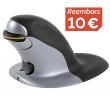 Ratolí òptic sense fil  ambidestre amb 3  botons. Disseny ergonòmic, la mà d...