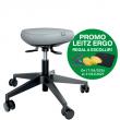 Tamboret amb rodes Leitz Ergo  Comfort amb seient triangular d’escuma de dobl...
