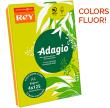 Paper 80g Rey Adagio colors assortits fluor. 
Paper que satisfà les més altes...