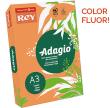 Paper color Mandarina FLUOR Adagio A3