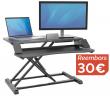 Suport de treball Sit-Stand de 2 nivells.  Ajustable en alçada. Elevació pneum...