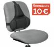 Coixí lumbar respatller FELLOWES Memory Foam