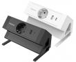 Cub endoll múltiple amb 3 punts estàndard de corrent elèctric + 1 USB-A + 2 ...