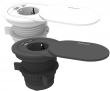 Regleta per a forat de taula amb 1 punt estàndard de corrent elèctric + 1 USB...