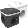 Cub endoll múltiple PowerCube Extended amb 4 punts estàndard de corrent elèct...